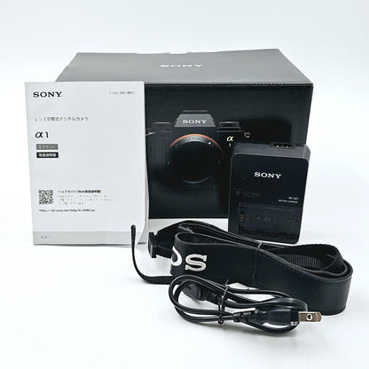 【全額返金保証】【最速発送】Sony デジタル一眼 α1 ボディ ILCE-1 ブラック 美品 動作確認済