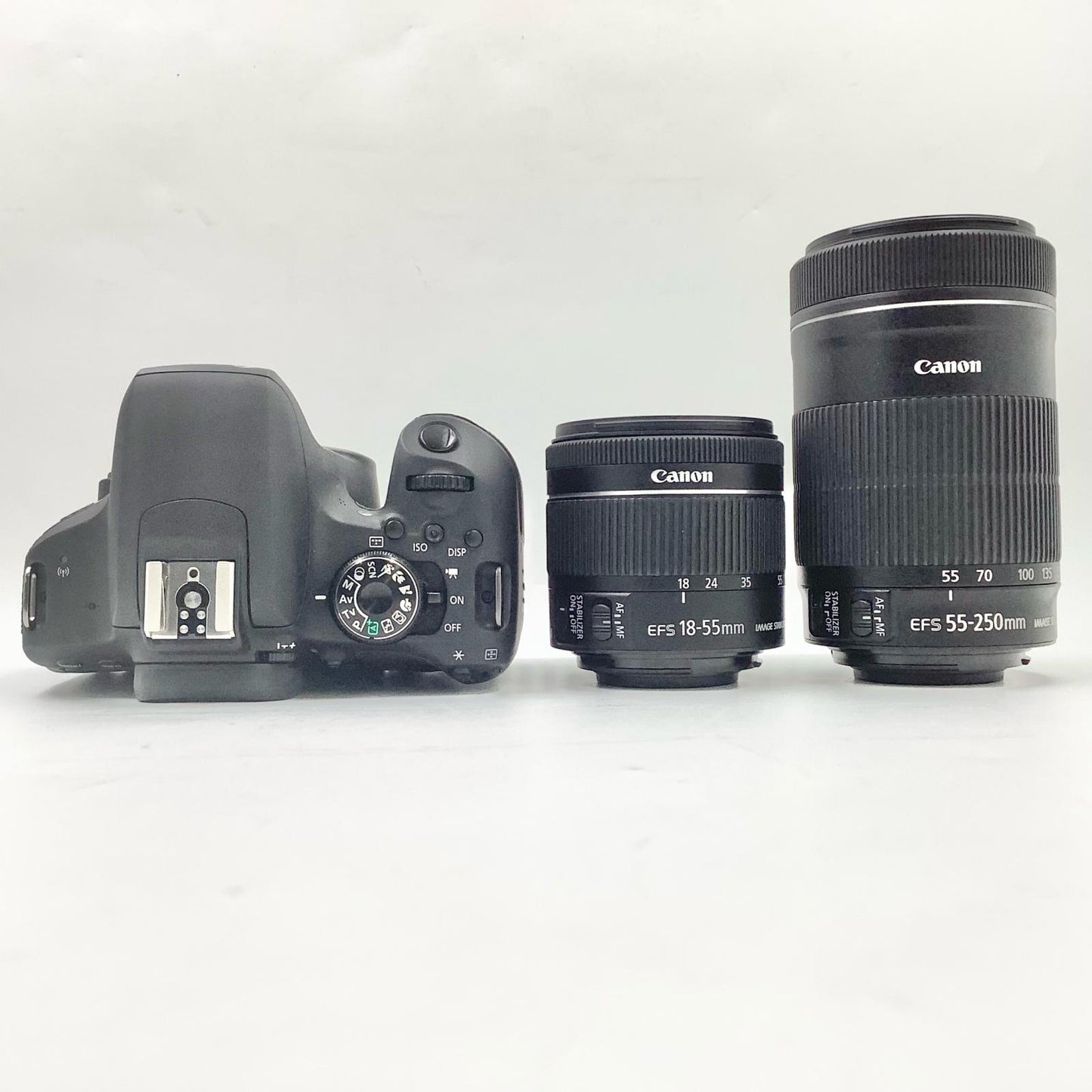 【全額返金保証】【最速発送】Canon デジタル一眼 EOS kiss X9i ダブルズームキット ブラック 美品 動作確認済