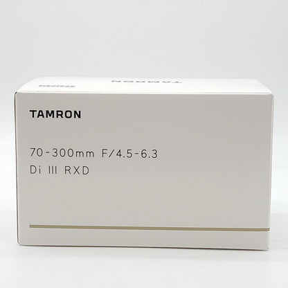 【全額返金保証】【最速発送】TAMRON 70-300mm F/4.5-6.3 Di III RXD (Model A047) 新品未開封 即納OK