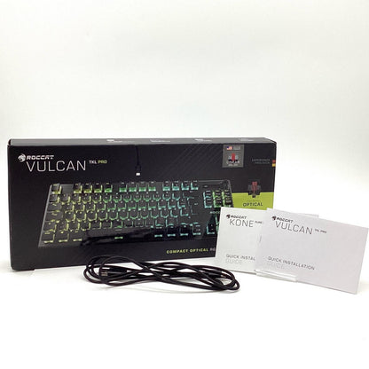 【全額返金保証】【最速発送】ROCCAT VULCAN TKL PRO ゲーミングキーボード ROC-12-571 動作確認済