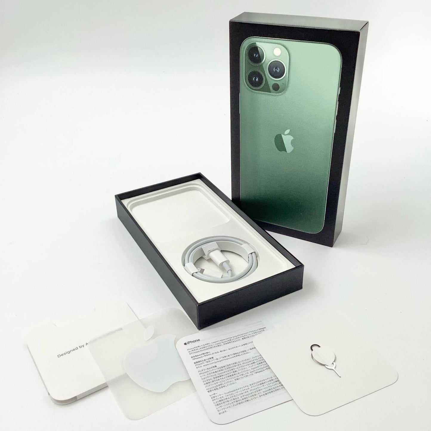 【全額返金保証】【最速発送】Apple iPhone iPhone 13 Pro Max 512GB アルパイングリーン 楽天モバイル 白ロム 超美品 動作確認済 100%