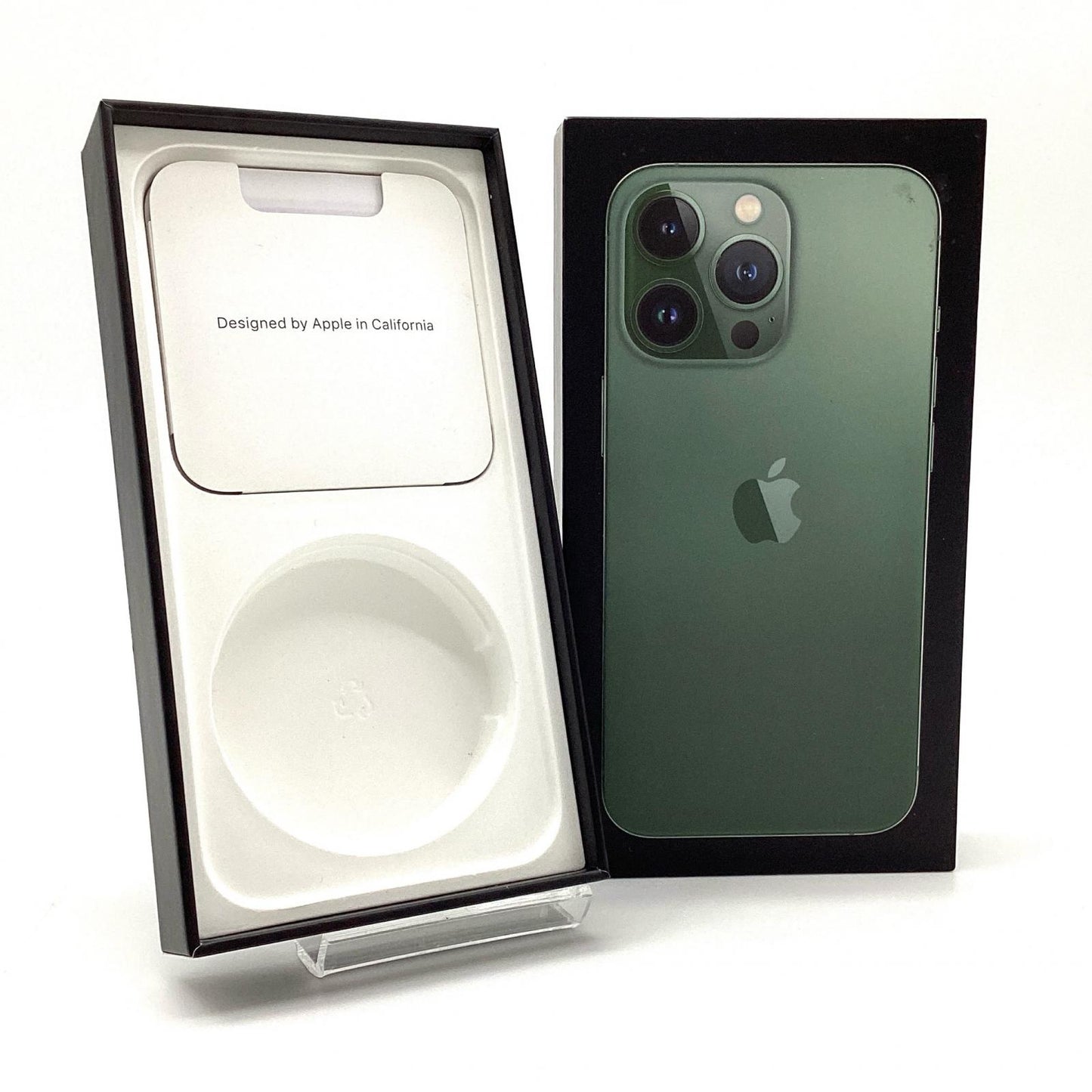 【全額返金保証】【最速発送】Apple iPhone iPhone 13 Pro 256GB アルパイングリーン Softbank 動作確認済 80%