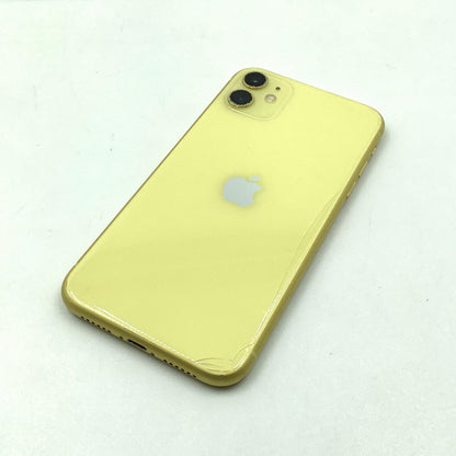 【全額返金保証】【最速発送】Apple iPhone iPhone 11 64GB イエロー au 白ロム 動作確認済 78%