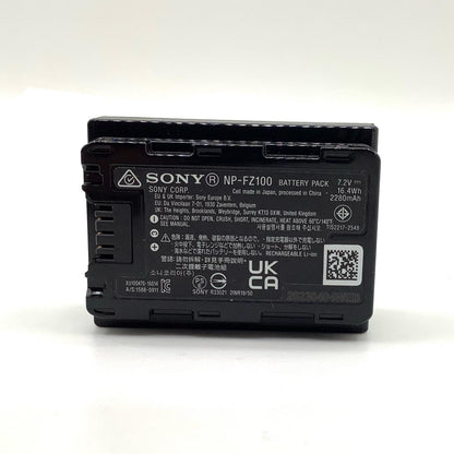 【全額返金保証】【最速発送】Sony NP-FZ100 美品 動作確認済