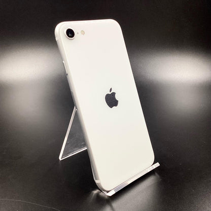 【全額返金保証】【最速発送】Apple iPhone iPhone SE（第2世代） 64GB ホワイト au 白ロム 動作確認済 83%