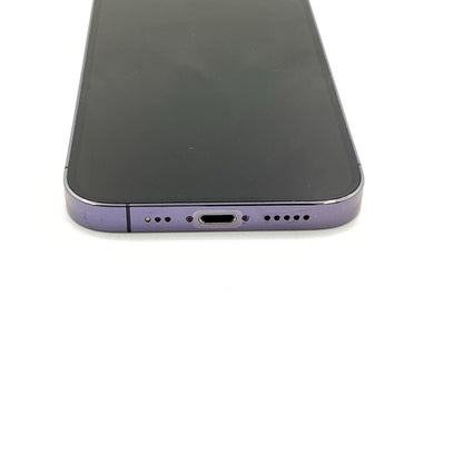 【全額返金保証】【最速発送】Apple iPhone iPhone 14 Pro 256GB ディープパープル au 白ロム 動作確認済 82%
