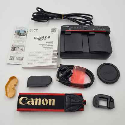 【全額返金保証】【最速発送】Canon デジタル一眼 EOS-1D X Mark III ボディ ブラック 動作確認済