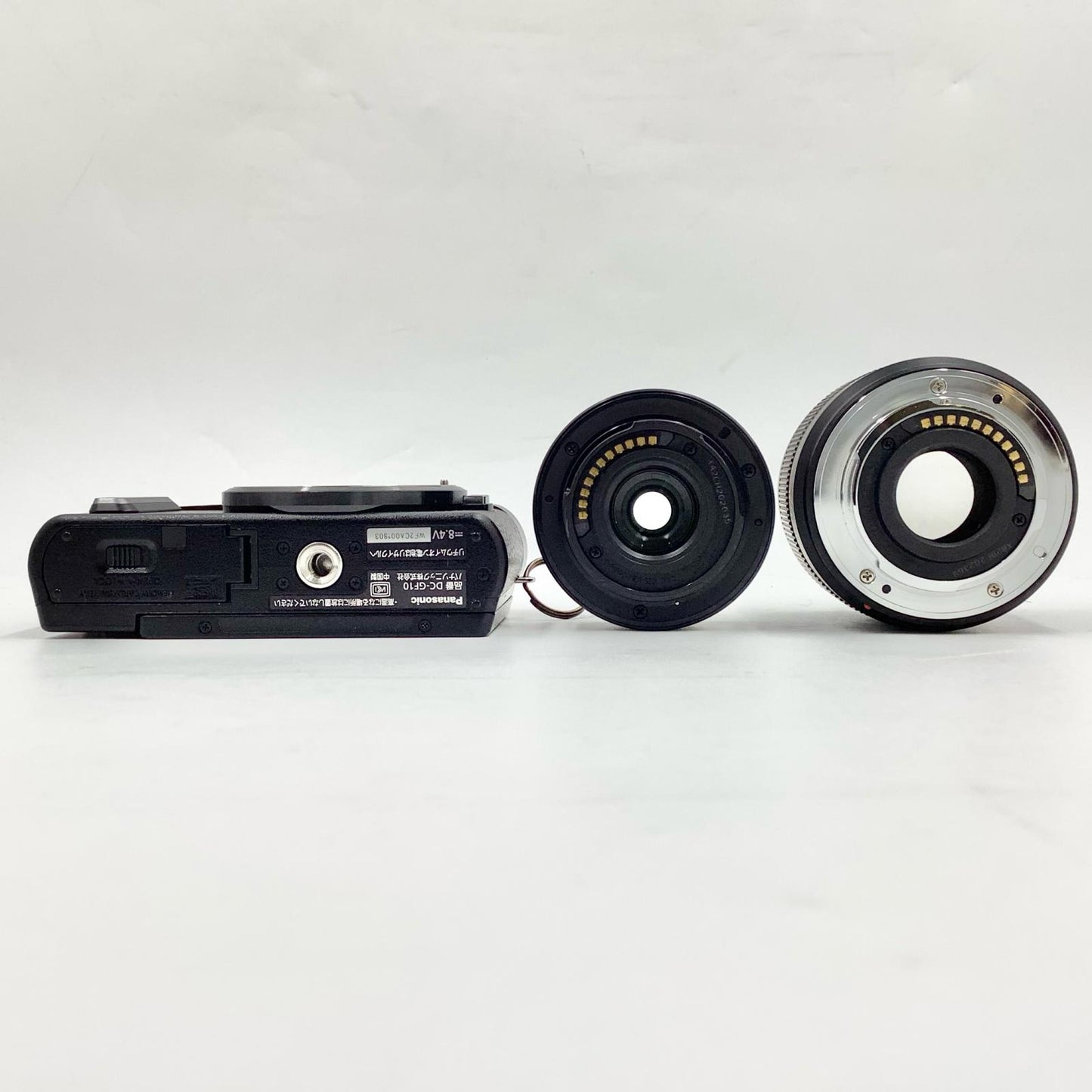 【全額返金保証】【最速発送】Panasonic デジタル一眼 LUMIX DC-GF10W-K ダブルレンズキット ブラック 美品 動作確認済