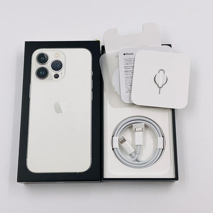 【全額返金保証】【最速発送】Apple iPhone iPhone 13 Pro 1TB シルバー Softbank 白ロム 美品 動作確認済 84%