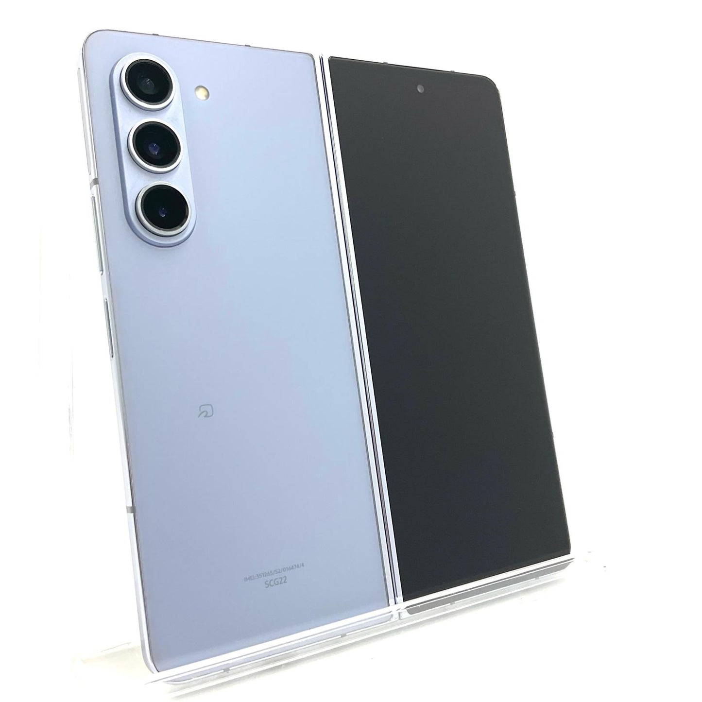【全額返金保証】【最速発送】SAMSUNG Galaxy Z Fold5 256GB アイスブルー au SCG22 動作確認済
