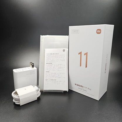 【全額返金保証】【最速発送】Xiaomi Xiaomi 11T Pro 128GB ムーンライトホワイト SIMフリー 2107113SR 動作確認済