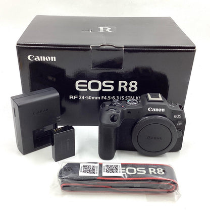 【全額返金保証】【最速発送】Canon デジタル一眼 EOS R8 ボディ ブラック 美品 動作確認済