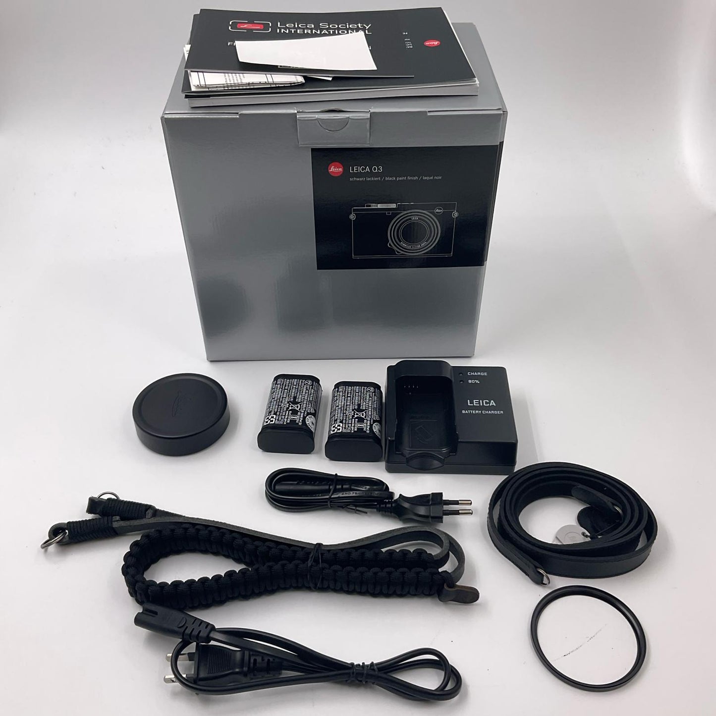 【全額返金保証】【最速発送】Leica コンパクトデジタルカメラ Q3 19 081 Version JP [ブラック] 美品 動作確認済