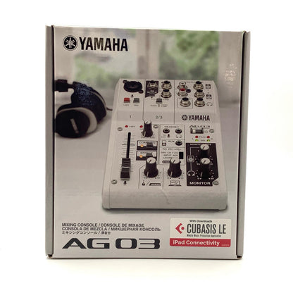 【全額返金保証】【最速発送】YAMAHA ウェブキャスティングミキサーAG03 AG03 美品 動作確認済