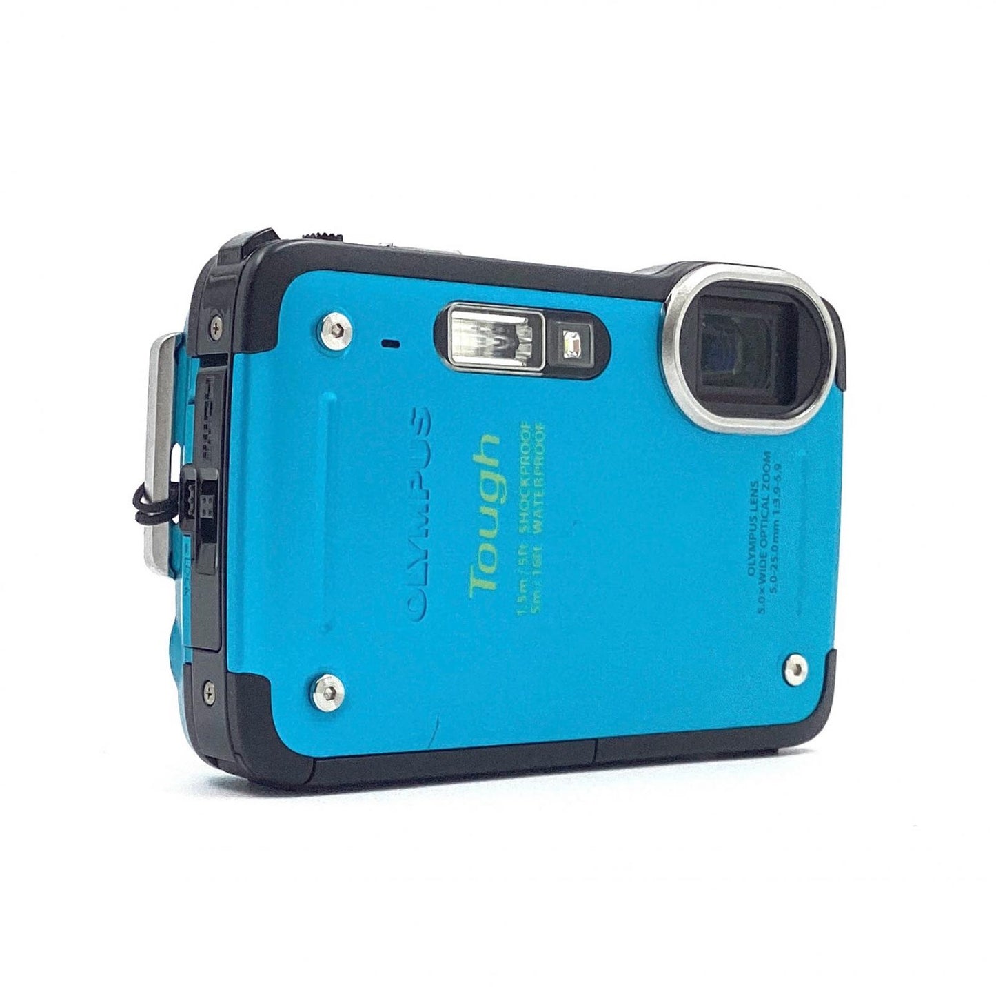 【全額返金保証】【最速発送】OLYMPUS コンパクトデジタルカメラ STYLUS TG-625 ブルー 動作確認済