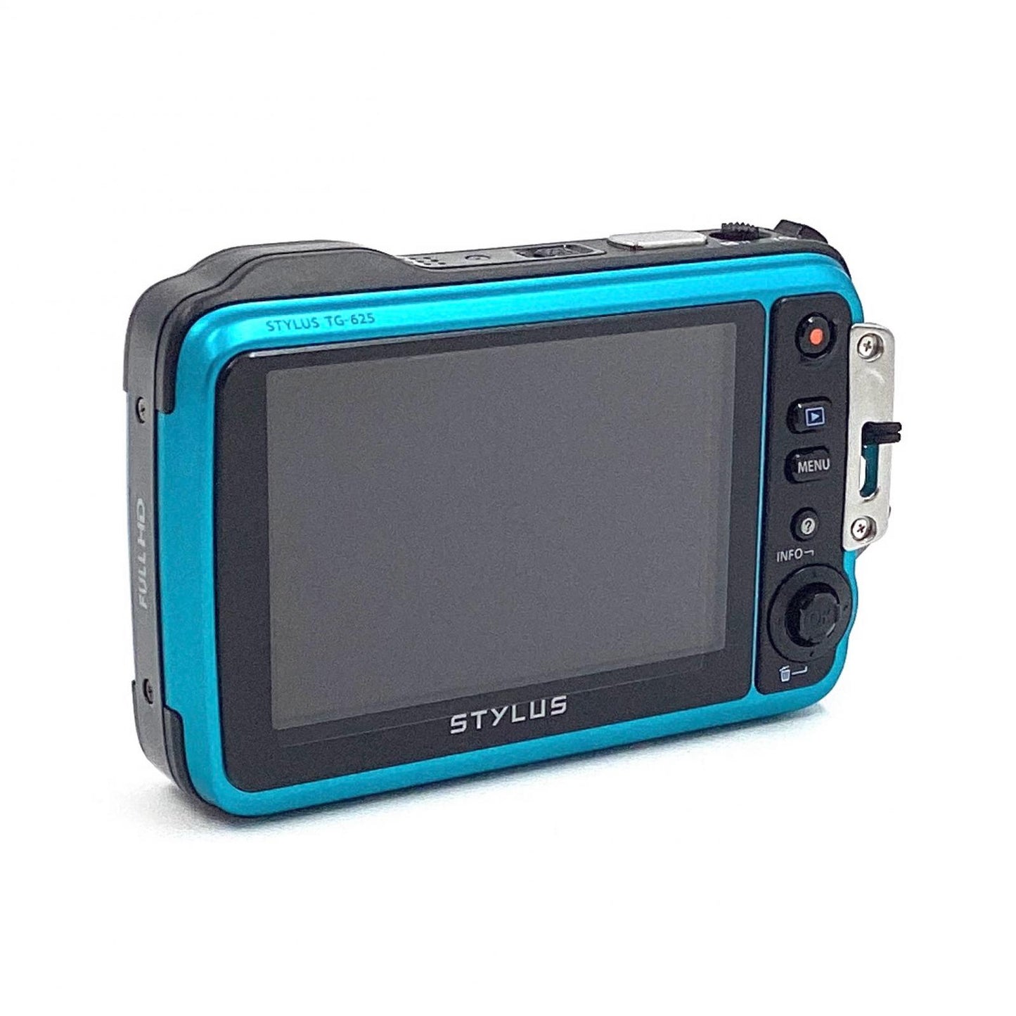【全額返金保証】【最速発送】OLYMPUS コンパクトデジタルカメラ STYLUS TG-625 ブルー 動作確認済