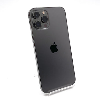 【全額返金保証】【最速発送】Apple iPhone iPhone 12 Pro Max 128GB グラファイト au 白ロム 動作確認済 83%
