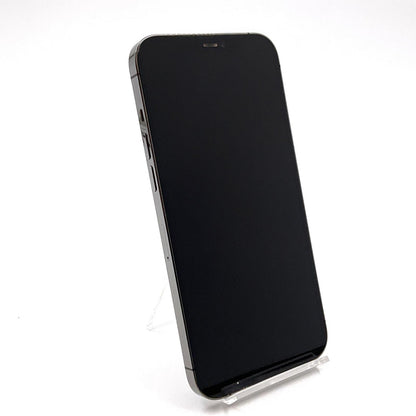 【全額返金保証】【最速発送】Apple iPhone iPhone 12 Pro Max 128GB グラファイト au 白ロム 動作確認済 83%