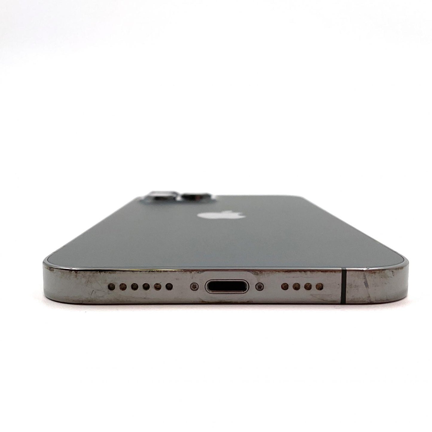 【全額返金保証】【最速発送】Apple iPhone iPhone 12 Pro Max 128GB グラファイト au 白ロム 動作確認済 83%