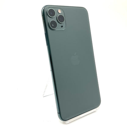 【全額返金保証】【最速発送】Apple iPhone iPhone 11 Pro Max 256GB ミッドナイトグリーン Softbank 白ロム 動作確認済 79%