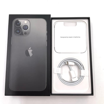 【全額返金保証】【最速発送】Apple iPhone iPhone 13 Pro Max 256GB グラファイト Softbank 美品 動作確認済 100%