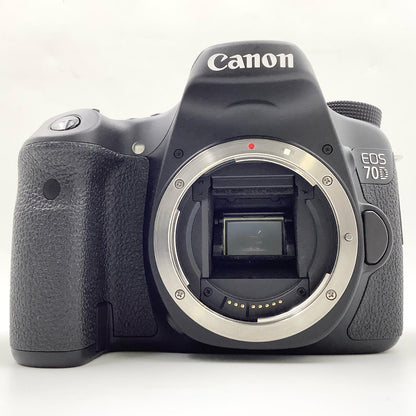【全額返金保証】【最速発送】Canon デジタル一眼 EOS 70D ボディ ブラック 美品 動作確認済