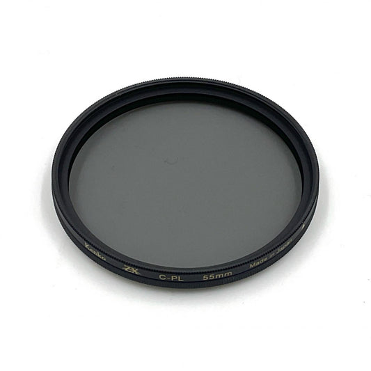 【全額返金保証】【最速発送】Kenko Kenko PLフィルター ZX サーキュラーPL 55mm 美品 動作確認済