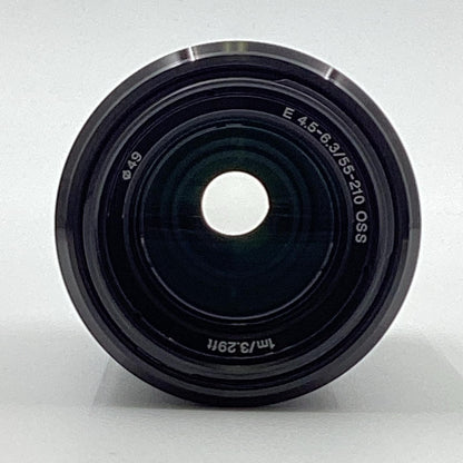 【全額返金保証】【最速発送】Sony E 55-210mm F4.5-6.3 OSS SEL55210 (B) [ブラック] 超美品 動作確認済