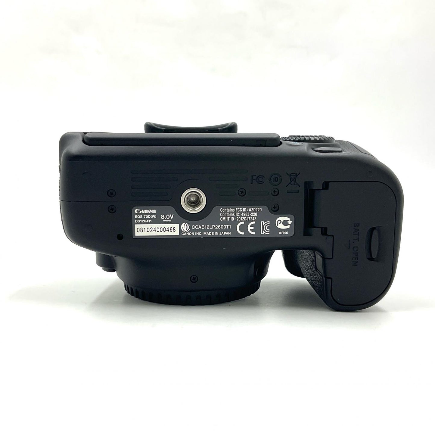 【全額返金保証】【最速発送】Canon デジタル一眼 EOS 70D ボディ ブラック 美品 動作確認済