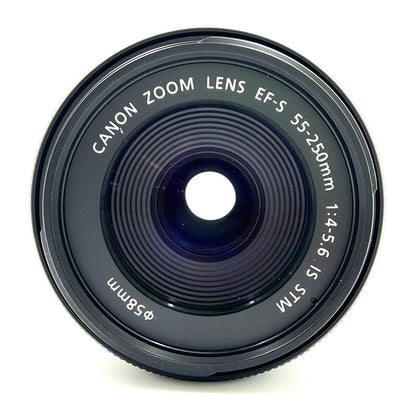 【全額返金保証】【最速発送】Canon EF-S 55-250mm F4-5.6 IS STM 美品 動作確認済