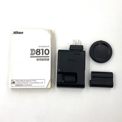 【全額返金保証】【最速発送】Nikon デジタル一眼 D810 ボディ ブラック 動作確認済