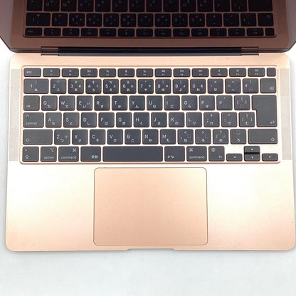 【全額返金保証】【最速発送】Apple MacBook Air 13.3インチ 2020 Apple M1 8GB SSD 256GB ゴールド 91% 動作確認済