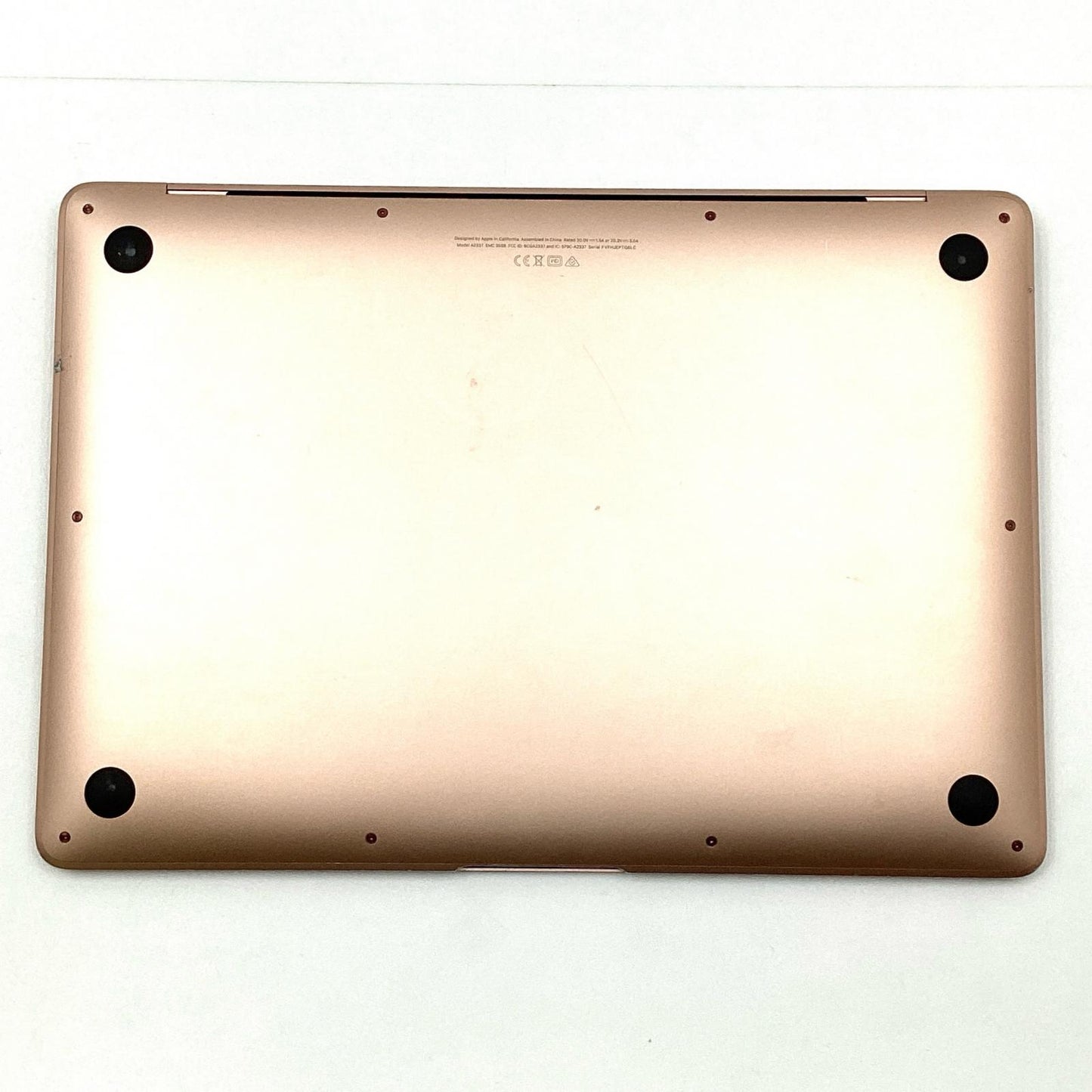 【全額返金保証】【最速発送】Apple MacBook Air 13.3インチ 2020 Apple M1 8GB SSD 256GB ゴールド 91% 動作確認済