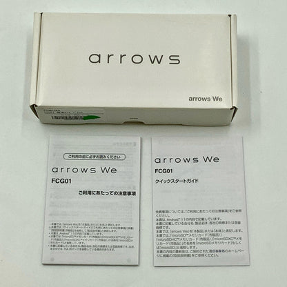 【全額返金保証】【最速発送】富士通 arrows We 64GB ブラック au FCG01 白ロム 動作確認済