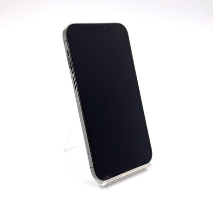 【全額返金保証】【最速発送】Apple iPhone iPhone 12 Pro 256GB グラファイト au 白ロム 動作確認済 84%