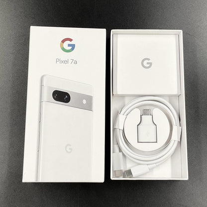 【全額返金保証】【最速発送】Google Pixel 7a 128GB スノー docomo G82U8 動作確認済