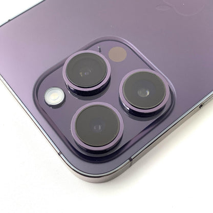 【全額返金保証】【最速発送】Apple iPhone iPhone 14 Pro 256GB ディープパープル docomo 白ロム 動作確認済 86%