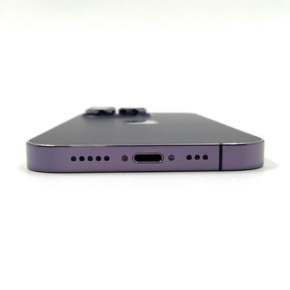 【全額返金保証】【最速発送】Apple iPhone iPhone 14 Pro 256GB ディープパープル docomo 白ロム 動作確認済 86%
