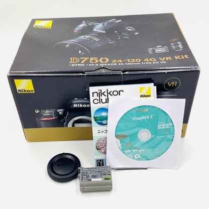 【全額返金保証】【最速発送】Nikon デジタル一眼 D750 ボディ ブラック 動作確認済