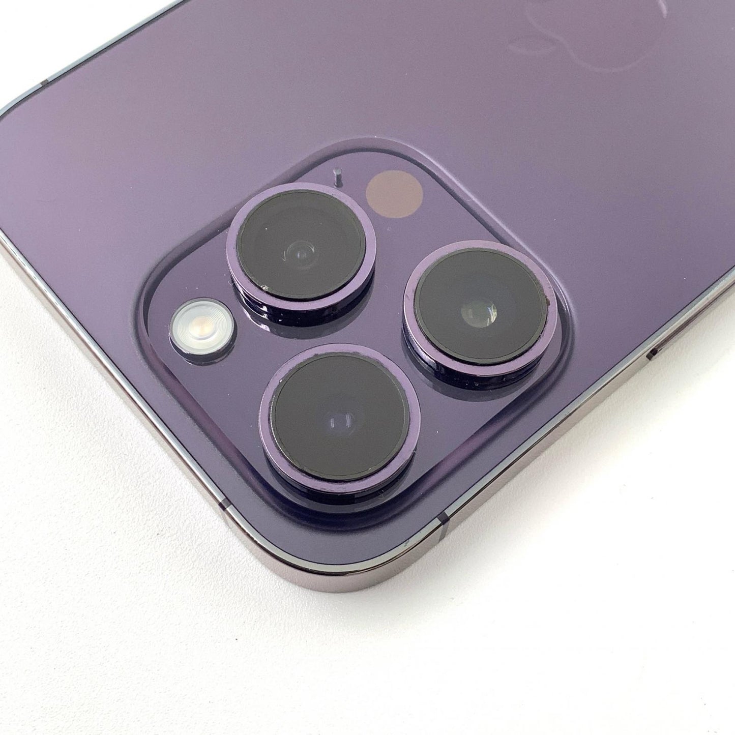 【全額返金保証】【最速発送】Apple iPhone iPhone 14 Pro 128GB ディープパープル SIMフリー 動作確認済 84%