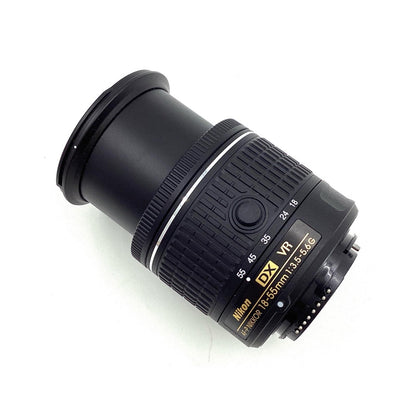 【全額返金保証】【最速発送】Nikon AF-P DX NIKKOR 18-55mm f/3.5-5.6G VR 美品 動作確認済