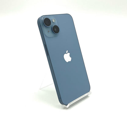 【全額返金保証】【最速発送】Apple iPhone iPhone 14 128GB ブルー au 白ロム 美品 動作確認済 89%