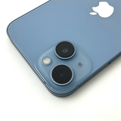 【全額返金保証】【最速発送】Apple iPhone iPhone 14 128GB ブルー au 白ロム 美品 動作確認済 89%
