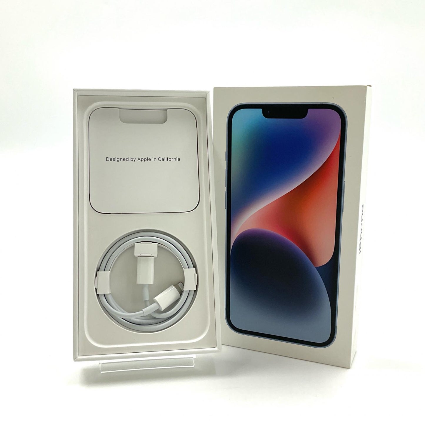 【全額返金保証】【最速発送】Apple iPhone iPhone 14 128GB ブルー au 白ロム 美品 動作確認済 89%
