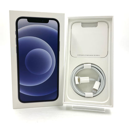 【全額返金保証】【最速発送】Apple iPhone iPhone 12 64GB ブラック Softbank 白ロム 動作確認済 86%