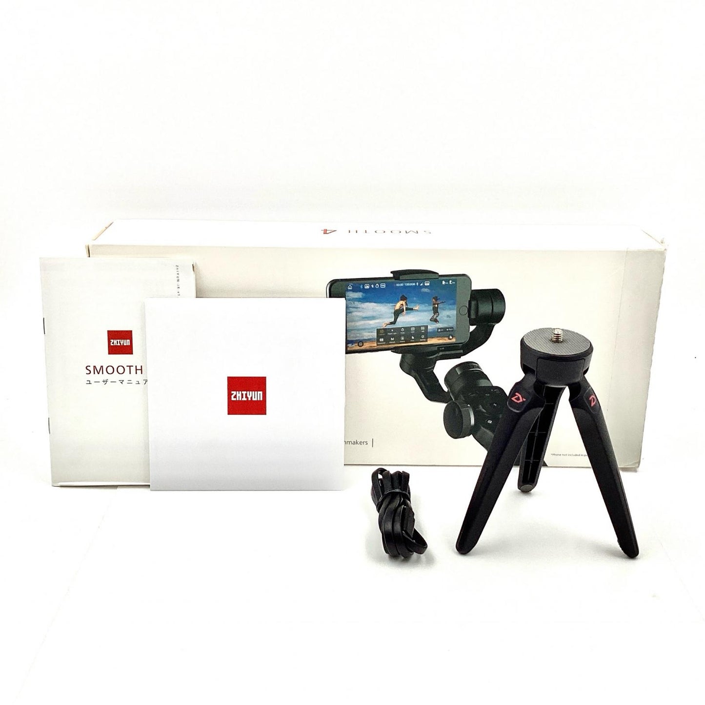 【全額返金保証】【最速発送】ZHIYUN SMOOTH 4 [Black] スマートフォンスタビライザー 美品 動作確認済