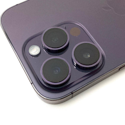 【全額返金保証】【最速発送】Apple iPhone iPhone 14 Pro 128GB ディープパープル docomo 白ロム 美品 動作確認済 88%