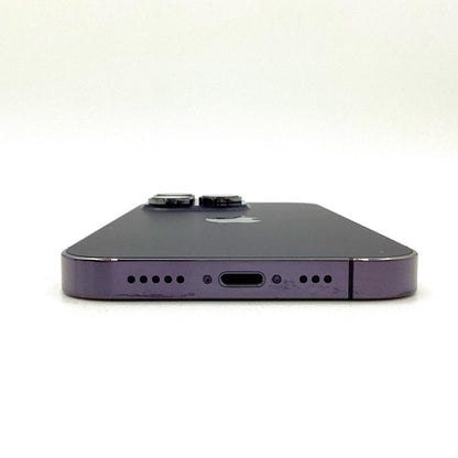 【全額返金保証】【最速発送】Apple iPhone iPhone 14 Pro 128GB ディープパープル docomo 白ロム 美品 動作確認済 88%