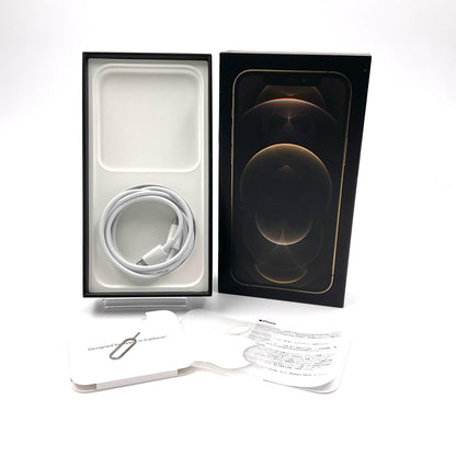 【全額返金保証】【最速発送】Apple iPhone iPhone 12 Pro 128GB ゴールド Softbank 白ロム 美品 動作確認済 85%