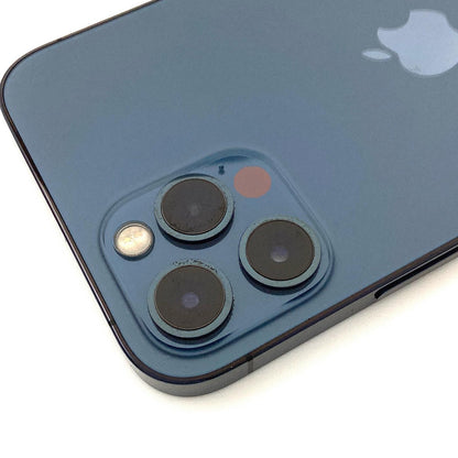【全額返金保証】【最速発送】Apple iPhone iPhone 12 Pro 256GB パシフィックブルー Softbank 白ロム 動作確認済 81%